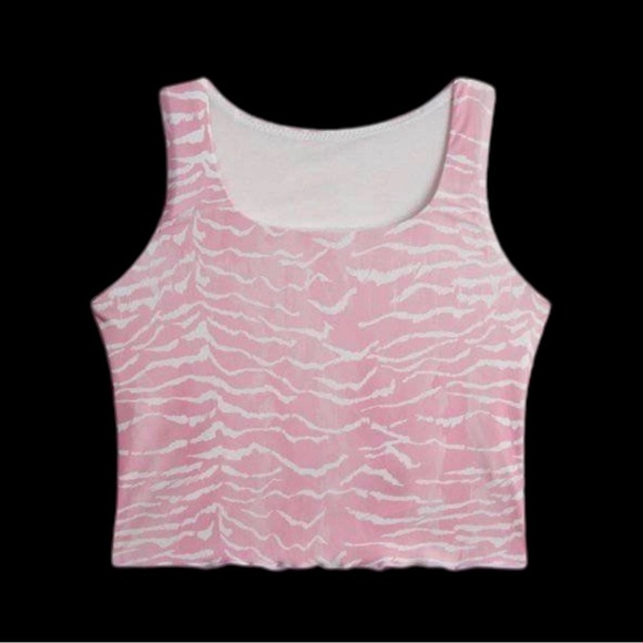 🌻NEW (w/tags) Seafolly Girls Pink & White Zanzibar Zebra Tankini Bottoms Set - Picture 2 of 10